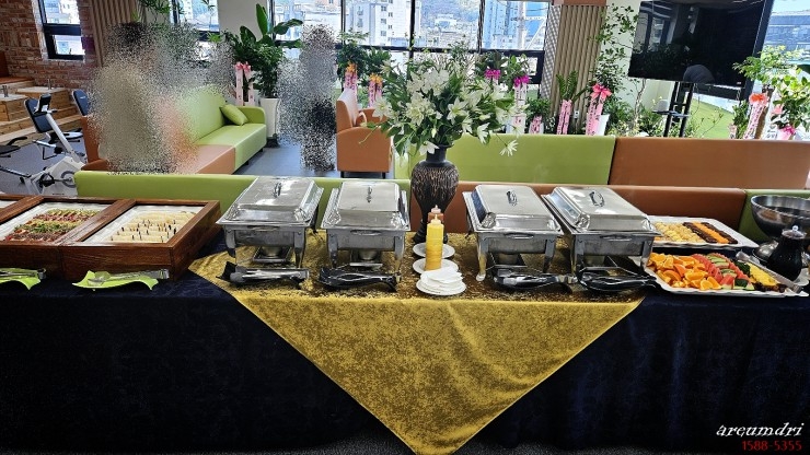 4월21일   요양원 개원식 100인 다과행사